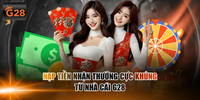 Khuyến mãi G28 cho mỗi lần nạp vào đúng thời điểm trong tuần